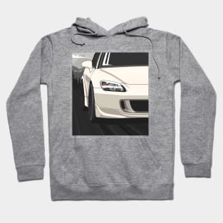 Honda S2000 AP2 Rolling - Platinium White Hoodie